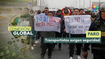 Gremios en Perú convocaron a paro nacional contra la inseguridad