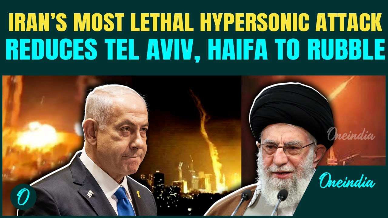 Iran’s DEADLIEST Hypersonic Attack Leaves Tel Aviv, Haifa BURNING; Back-to-Back Attacks Hit Israel