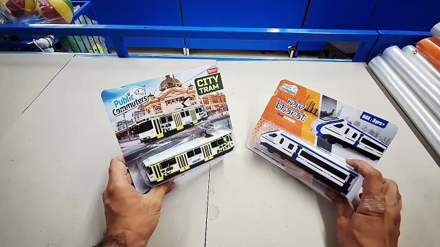 Unboxing and Review of Centy toys Nav Bharat Blue Express , City Tram Pull Back Go Train Toys for Kids