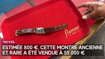 Estimée 800 €, cette montre ancienne et rare a été vendue à 55 000 € à Troyes