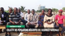 [#Reportage] Conférence de presse : Collectif des populations déguerpies de l'Assemblée Nationale