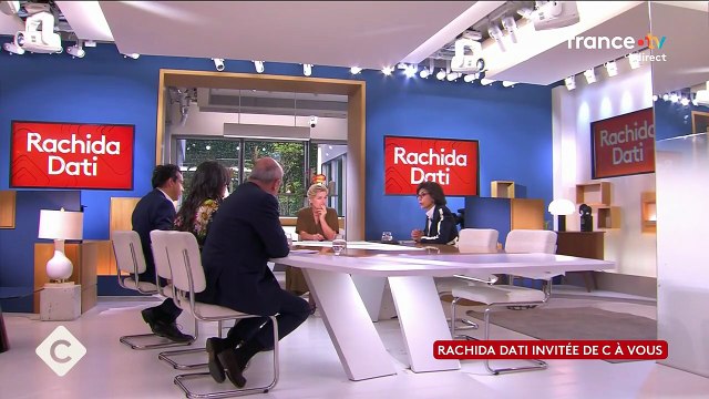 Patrick Cohen ciblé pour son comportement, échanges tendus avec Rachida Dati dans C à Vous , capture d'écran France 5