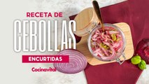 Receta de cebollas encurtidas ¡en 10 minutos!