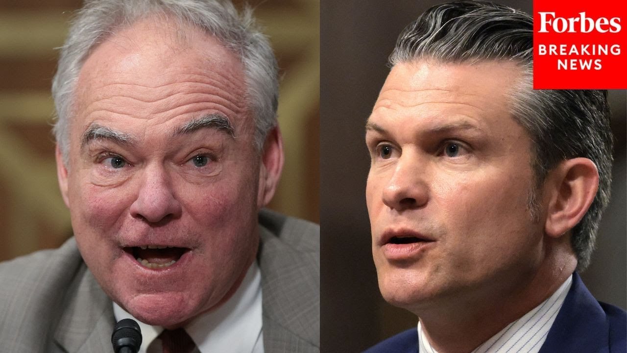'You Wanted To Restore The Confederate Names': Kaine's Confronts Hegseth About Changing Base Names