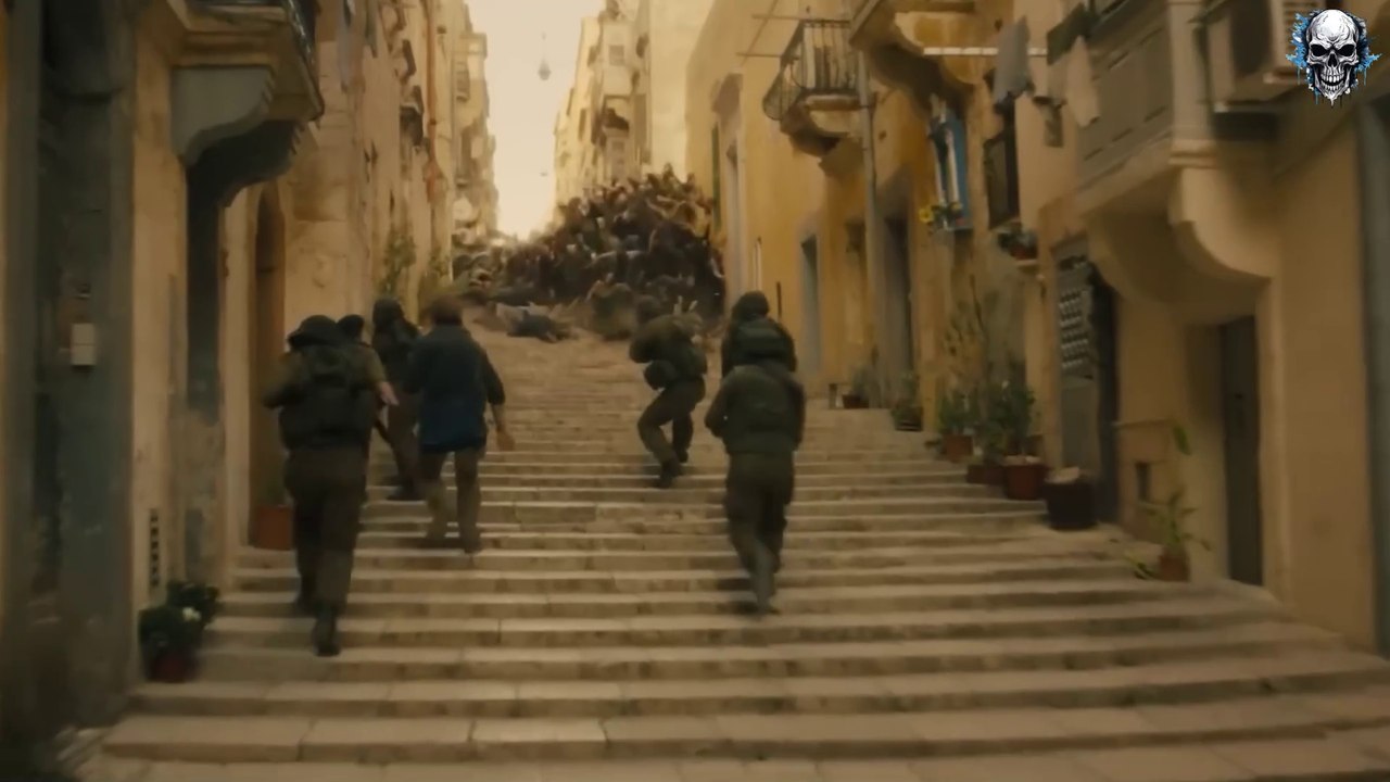 World War Z Part 9 Zombie Stampede Scene