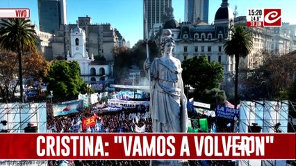 Cristina Kirchner: "Los pibes tienen que volver a comer 4 veces por día"