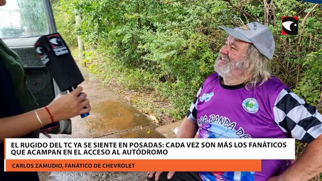 El rugido del TC ya se siente en Posadas Cada vez son más los fanáticos que acampan en el acceso al autódromo