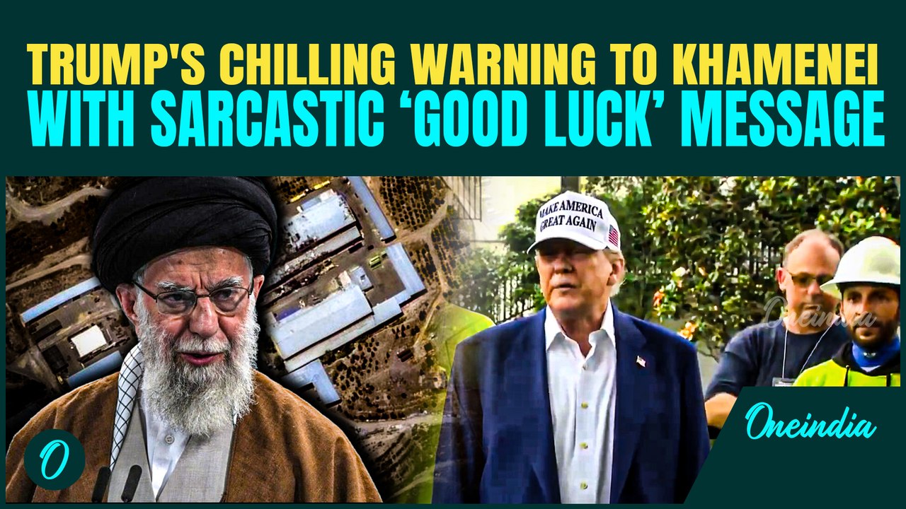 Trump’s Cold Warning to Iran’s Supreme Leader: ‘Good Luck If You Don’t Surrender’ | Iran Vs US