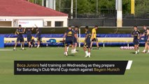 Boca Juniors train ahead of Bayern clash