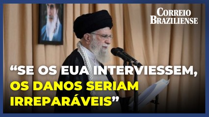 Líder supremo do Irã promete lutar contra Israel e alerta Estados Unidos