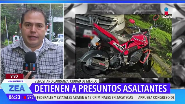 Detienen a 2 asaltantes en la alcaldía Venustiano Carranza, CDMX