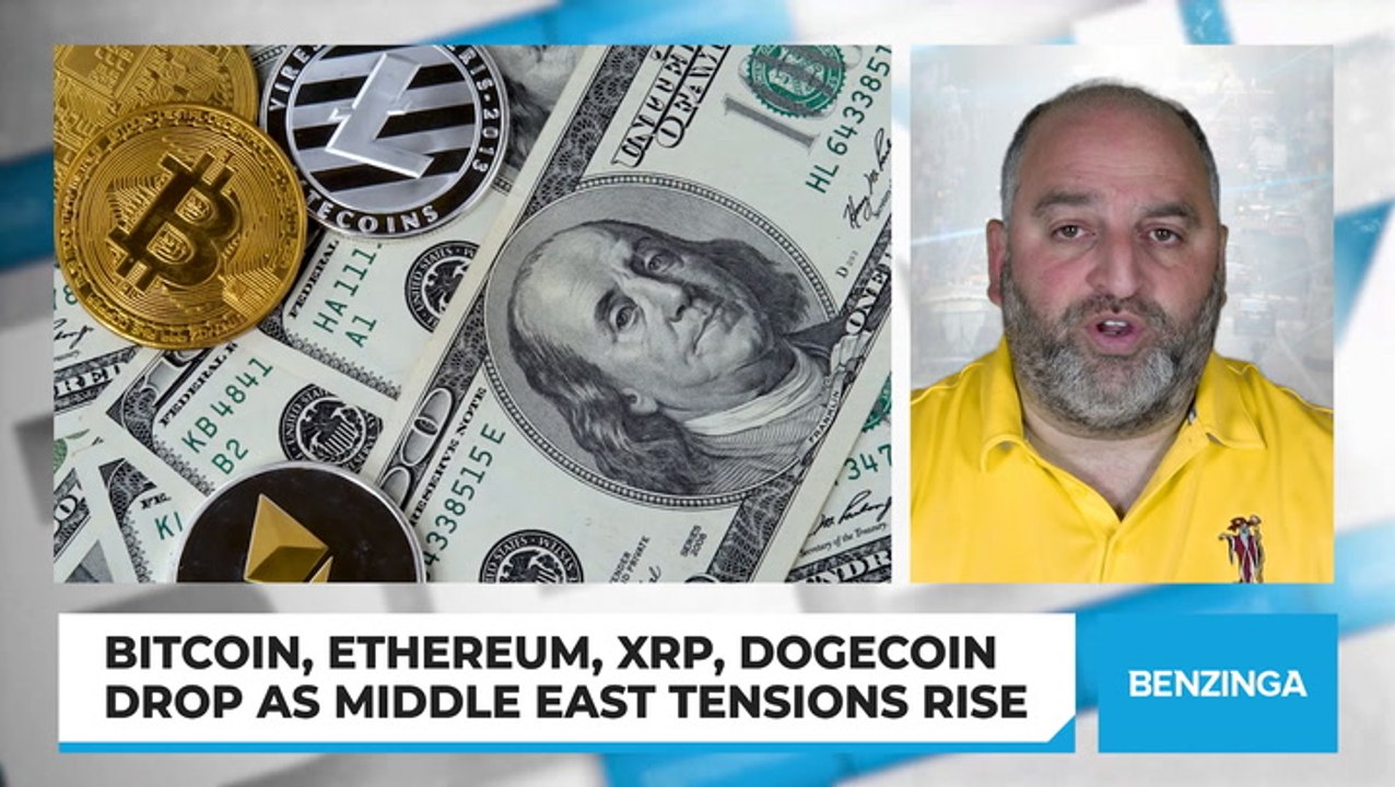 Bitcoin, Ethereum, XRP, Dogecoin Drop As Middle East Tensions Rise