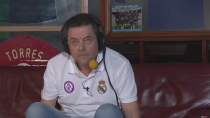 La cara de Roncero con el penalti fallado por Valverde en el 91'