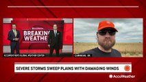 Severe storms slamming Plains and Midwest with damaging winds