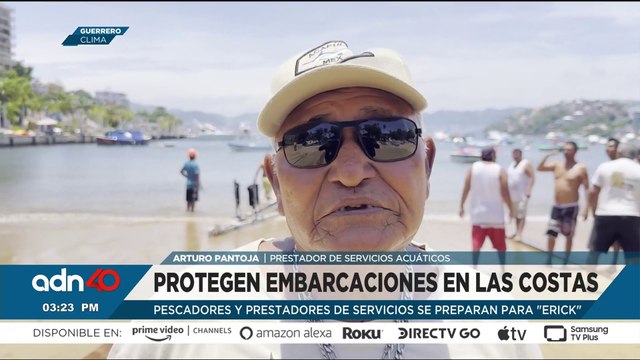 Pescadores temen al huracán Erick : así resguardan sus embarcaciones ante la amenaza en Acapulco