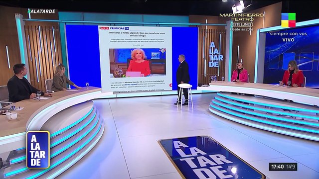 Marcela Tinayre habló de la salud de Mirtha Legrand