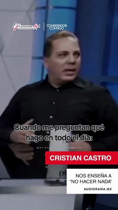 cristian castro le gusta no hacer nada
