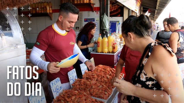 Preço do camarão cai em Belém e impulsiona vendas nas feiras