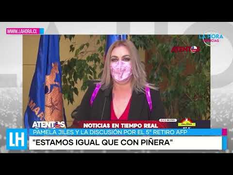 LH Noticias: Pamela Jiles insiste en un 5° retiro de fondos AFP pese a negativa del Gobierno