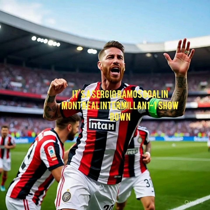 Sergio Ramos scores as Montreal held Intermillan to a 1-1 draw