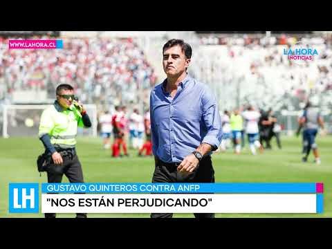 Gustavo Quinteros reclamó a la ANFP por programación contra Colo Colo