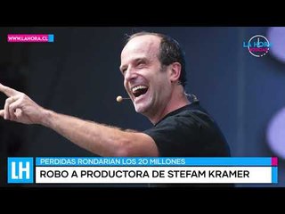 Stefan Kramer sufre millonario robo en su productora