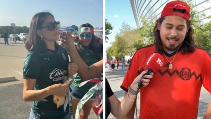 Aficionados de México pronostican victoria del Tri sobre Surinam; MARCA presente en Arlington, Texas
