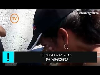 O povo nas ruas da Venezuela