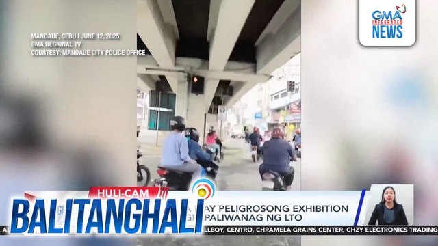 Babaeng rider na may peligrosong exhibition sa highway, pinagpapaliwanag ng LTO | Balitanghali