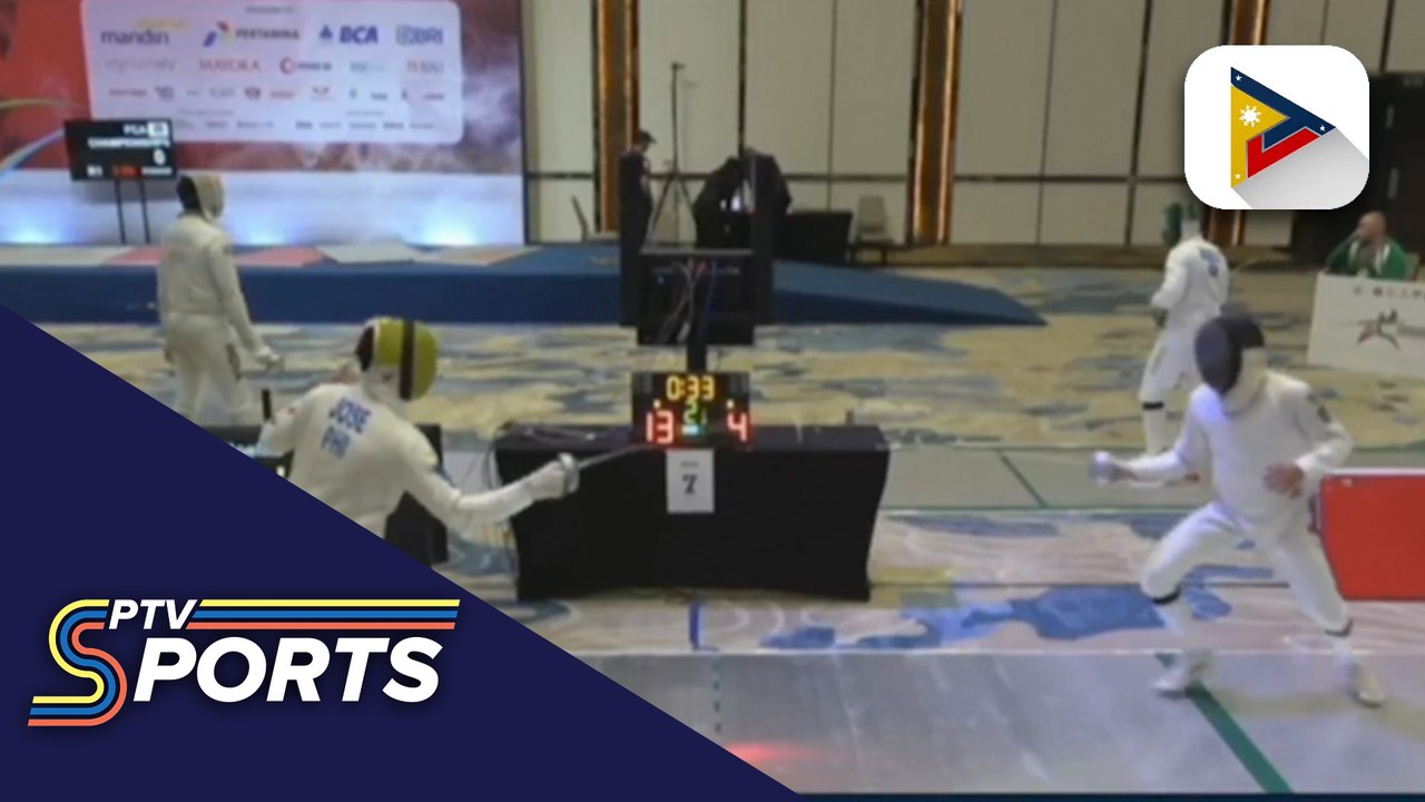 Jose at Nicanor, pinangunahan ang day 2 campaign ng Pilipinas sa Asian Fencing Championships 2025