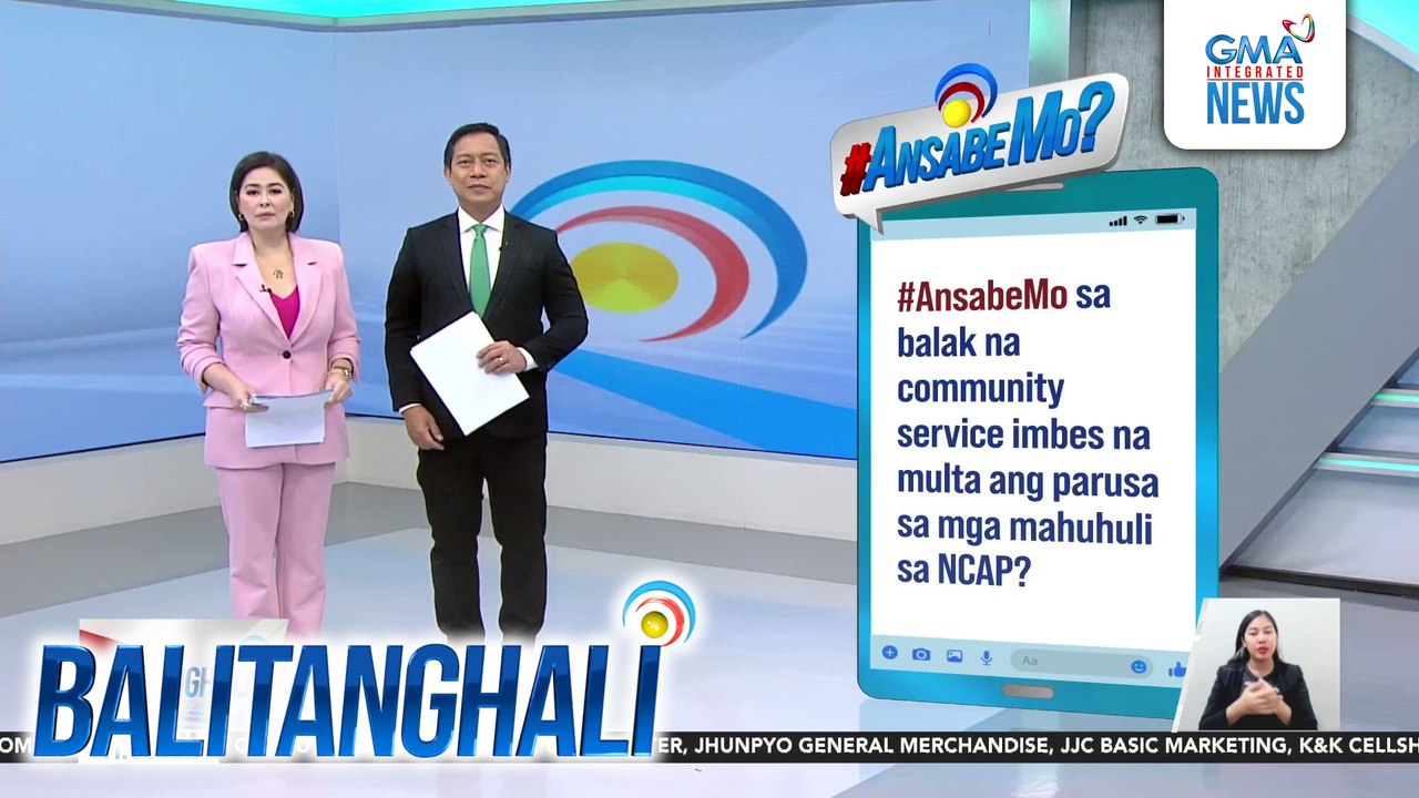 #AnsabeMo sa balak na community service imbes na multa ang parusa sa mga mahuhuli sa NCAP? | Balitanghali