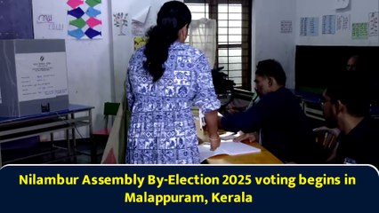 Nilambur Assembly By-Election 2025 voting begins in Malappuram, Kerala