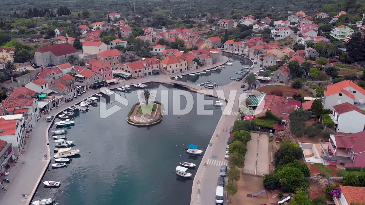 Traditional Boat Harbour Marina in Croatia