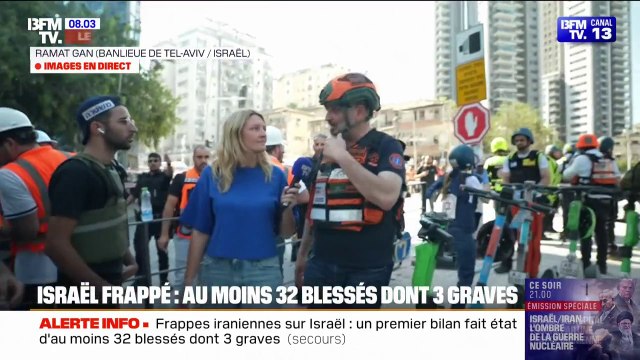 Frappes iraniennes en Israël: un bâtiment d'habitations touché à Ramat Gan, au moins 16 personnes blessées