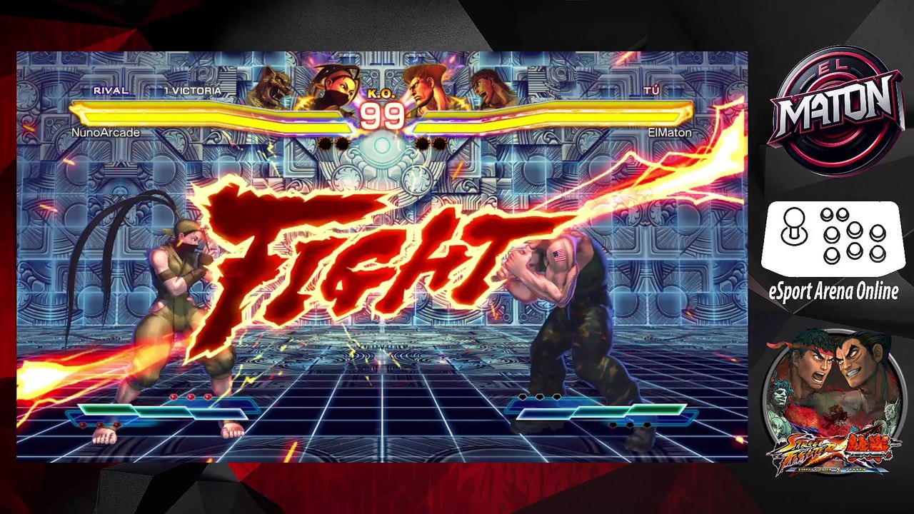 Street Fighter X Tekken • Luchas en linea • "ElMaton" vs "NunoArcade" • (2025/06/18)