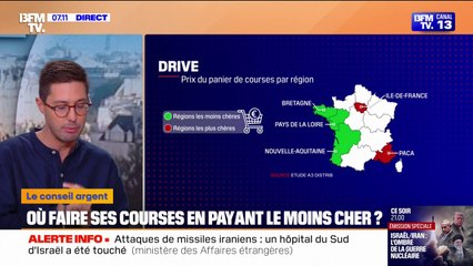 Dans quelles régions faire ses courses en payant le moins cher?