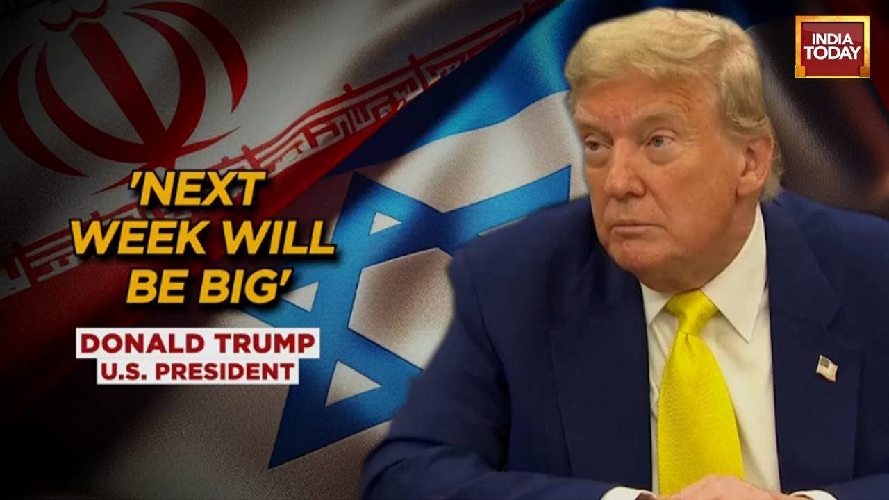 Iran-Israel war intensifies as Trump warns of big action next week