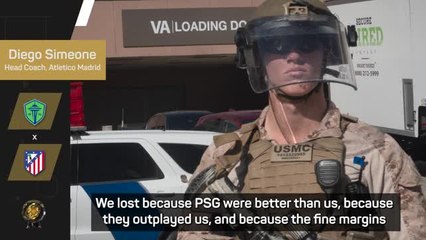 LA tensions no excuse for Atletico's big defeat by PSG - Simeone