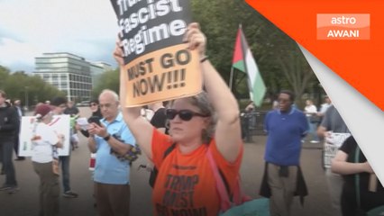 Penunjuk perasaan anti-perang kecam serangan Israel dan AS