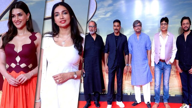 Dhanush, Kriti Sanon, Aanand L Rai, Zeeshan, Kanika & Others Grace The Raanjhanaa Grand Screening
