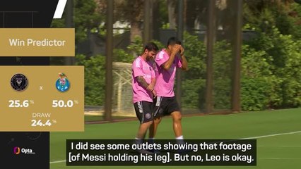 Messi ready to go against Porto for Inter Miami