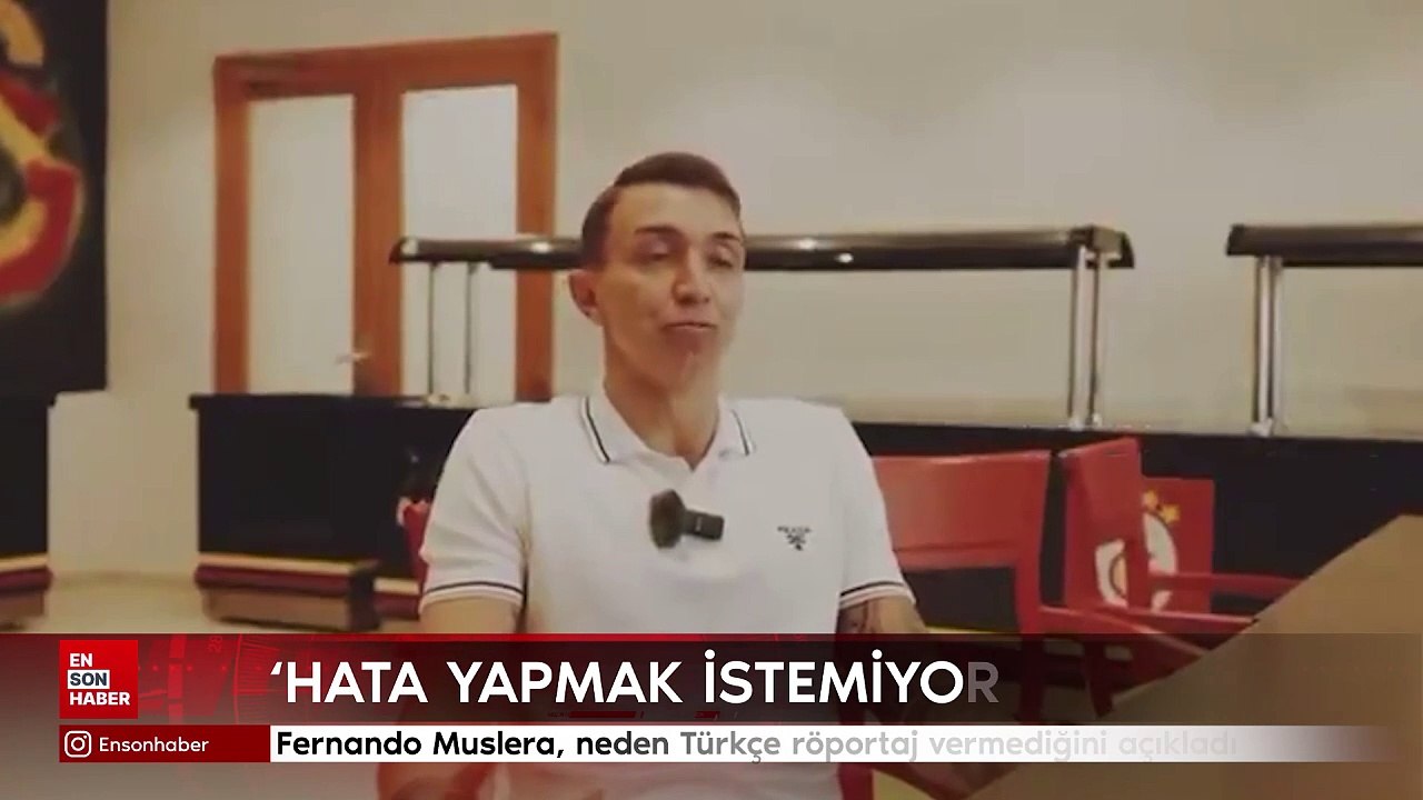Fernando Muslera, neden Türkçe röportaj vermediğini açıkladı