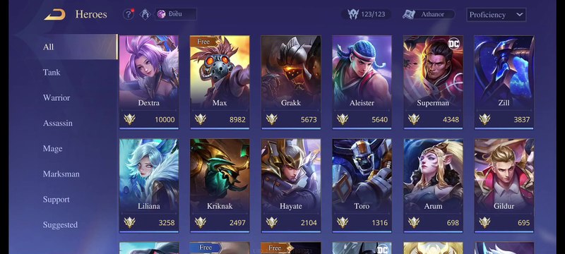 AoV lien quan mod skin QI