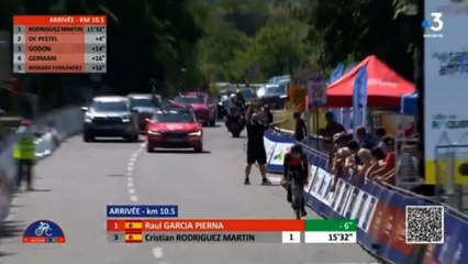 Así ganó García Pierna en la crono inaugural