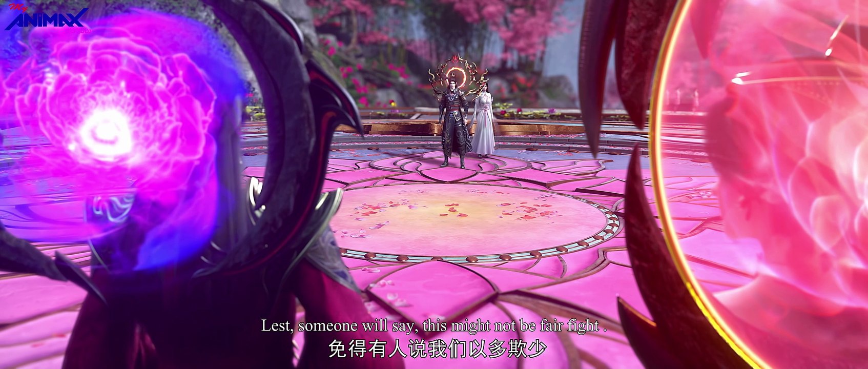 Xiao Yan vs. Hua Jin and the Demon Flower Evil Lord | Battle Through the heavens English sub