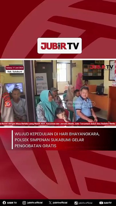 Wujud Kepedulian di Hari Bhayangkara, Polsek Simpenan Sukabumi Gelar Pengobatan Gratis