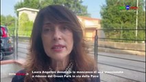 Laura Angeloni denuncia la mancanza di una staccionata a ridosso del Green Park in via della Pace