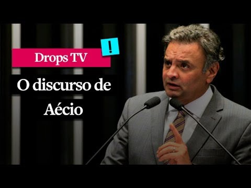 O discurso de Aécio