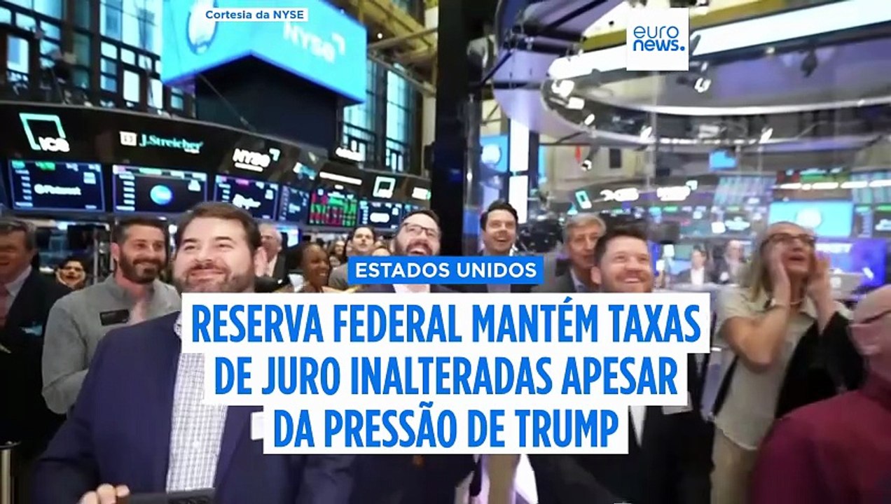 Reserva Federal mantém taxas de juro inalteradas perante incerteza sobre tarifas de Trump