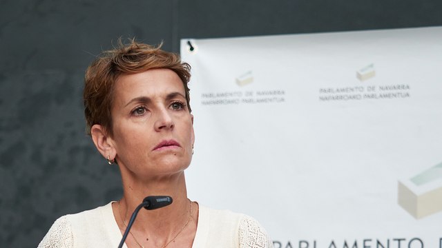 Chivite niega tener motivos para dimitir y no exige a Alzórriz el acta de diputado en Navarra